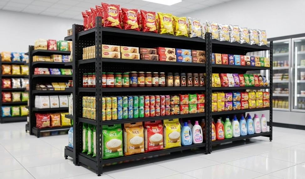 Kệ V Gài 5 tầng: dài 1000 x rộng 500 x cao 2000mm 10 Hình ảnh thực tế kệ V gài rộng 50cm 5 tầng lắp đặt tại kho