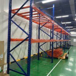 Kệ hạng nặng, kệ pallet 2 tầng: dài 2700 x rộng 1200mm x cao 4000mm 8 Kệ hạng nặng